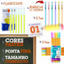 Kit Completo Masculino Mochila com Cabo de Aço Porta Notebook Ensino Fundamental Médio