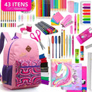 Kit 43 Itens + Material Escolar Completo! 43 Itens com Tudo que seu pequeno precisa!