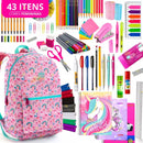Kit 43 Itens + Material Escolar Completo! 43 Itens com Tudo que seu pequeno precisa!
