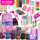 Kit 43 Itens + Material Escolar Completo! 43 Itens com Tudo que seu pequeno precisa!