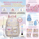 Kit 58 ITENS + Material Escolar Mochila Escolar Volta as Aulas Material Escola Kit completo!